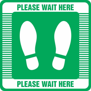 Floor Graphic SQ Green